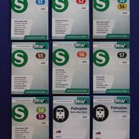 9 Streckenfahrpläne des RMV (Rhein-Main-Verkehrsverbund), gültig ab 15.12.2024