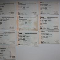 10 Fahrscheine des RNN (Rhein-Nahe-Verkehrsverbund), DB (2025)