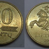 Litauen 20 Centu 2007 ## B9