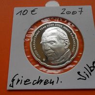 Griechenland 2007 10 Euro PP Silber Kazantzakis * *