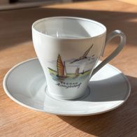 Mokkatasse Kahla Porzellan Seebad Rangsdorf