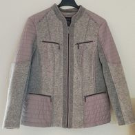 Damen Jacke rose Gr. 46 Übergangsjacke Canda viele Details - Top Zustand