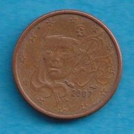 Frankreich 1 Cent 2007