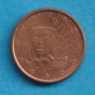Frankreich 1 Cent 2000