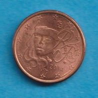 Frankreich 1 Cent 2014