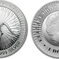 Australien Silber 1 oz. 1 Dollar 2016 "KANGAROO/ Känguruh
