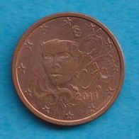 Frankreich 2 Cent 2011