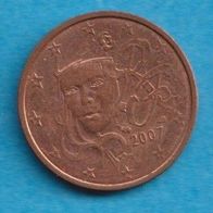 Frankreich 2 Cent 2007