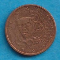 Frankreich 2 Cent 2010