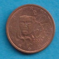 Frankreich 2 Cent 2009
