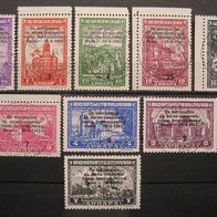 Dt. Reich Besetzung Serbien 1943 Mi. Nr.99-107 Gestempelt (W10ad)