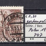 Polen 1952 Sechsjahresplan MiNr. 747 gestempelt -2