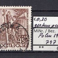 Polen 1952 Sechsjahresplan MiNr. 747 gestempelt -3