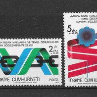 006) Türkei 1976 Mi: r. 2463/64 kpl. Satz postfrisch