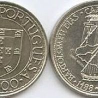Portugal 100 Escudos 1988 "Bartolomeu DIAS/ Kap der Guten Hoffnung" Stgl./ BU