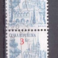 Tschechien Michel Nr. 35 gestempelt (2) senkrechtes Paar