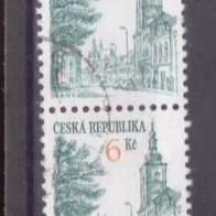 Tschechien Michel Nr. 52 gestempelt (2) senkrechtes Paar