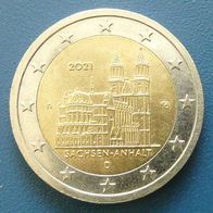 2 Euro - BRD - 2021 A (Sachsen-Anhalt)