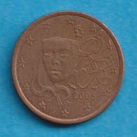Frankreich 5 Cent 2005