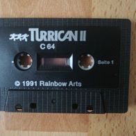 Turrican 2 C64 1991 Commodore Kassette
