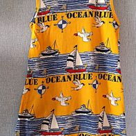 Kleid Schiff Meer gelb Gr. 128