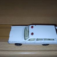 Matchbox Series super fast Mercury police car