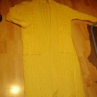 Strickmantel lan sonnenblumengelb Taschen S
