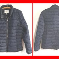 dunkelblaue, fast schwarze Damen-Steppjacke Gr. 40 von s. Oliver