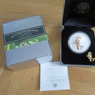 Kookaburra gilded 2005 mit Pin1oz silber