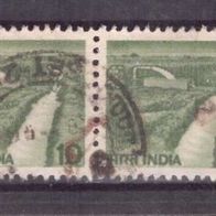 Indien Michel Nr. 897 gestempelt (8,9) waagrechtes Paar