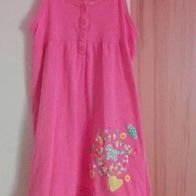 Rosa Kleid mit Aufdruck von Bob der Baer - Gr. 128