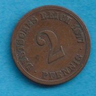 Kaiserreich 2 Pfennig 1877 A