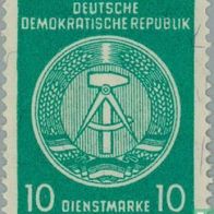 DDR / Dienst Nr. 19 postfrisch