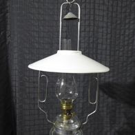 Petroleumlampe Petroleum Hängelampe Küchenlampe Keramikschirm Leuchte Tischlampe