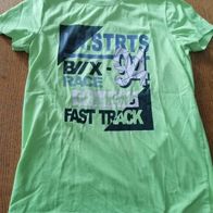 Grünes Shirt mit Aufduck - Y.F.K - Gr. 146/152