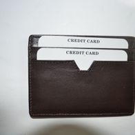 Karten Etui aus weichem Leder im Geschenkkarton