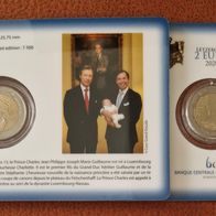 Luxemburg 2 Euro Münze Coincard 2020 Thronfolger