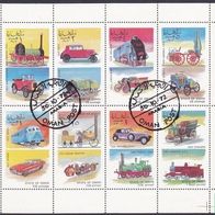 State of Oman / Oldtimer Block / gestempelt
