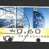 BRD Automatenmarke 7 Wert 0,60 o Abart