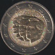2011 Luxemburg 2 Euro Großherzog Jean bankfrisch