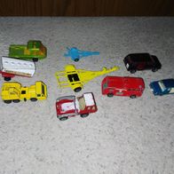 Matchbox "Schrottplatz", Konvolut verschiedene Modelle mit defekten