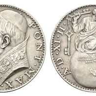 Vatikan Silbermedaille Goetz 1929 "Papst Pius XI. (1922-1939) stgl.