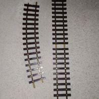 LGB gerades Gleis und gebogenes Gleis