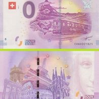 0 Euro Schein Zermatt CHAX 2018-1 selten Nr 4169