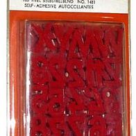 Hama - selbstklebende Buchstaben 1481- Farbe rot (1)