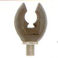 Neu! Heavy Rubber Butt-Gripp Rod Rest Metallgewinde Schwarz Auflage Rutenauflage