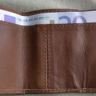 Minigeldbörse schwarz oder braun