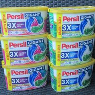 6x Persil Gigant Discs 72 WL Vollwaschmittel 3x Universal 3x Color Waschmittel