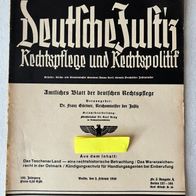 Deutsche Justiz - Rechtspflege und Rechtspolitik - Februar 1940 - 3 Hefte