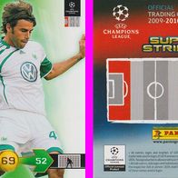 Panini Champions League 2009/10 Andrea Barzagli VfL Wolfsburg